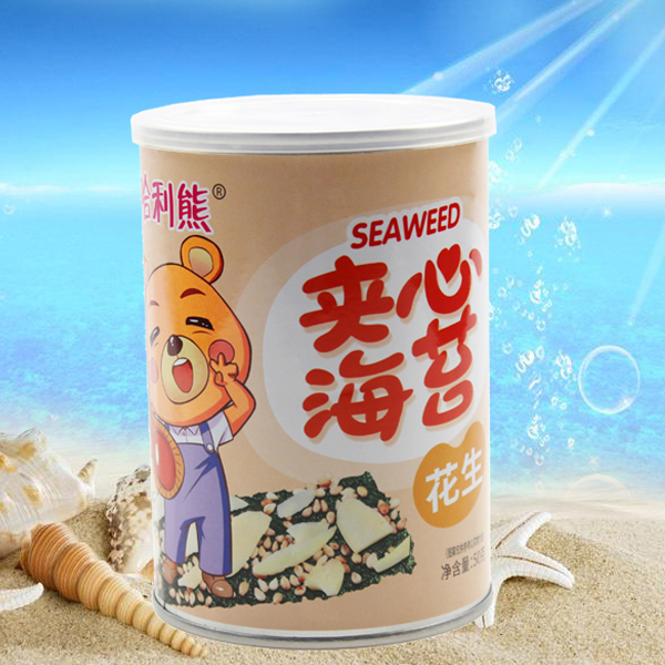 哈利熊花(huā)生夾心海苔